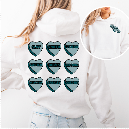 Love for the Eagles Players Hoodie image 0