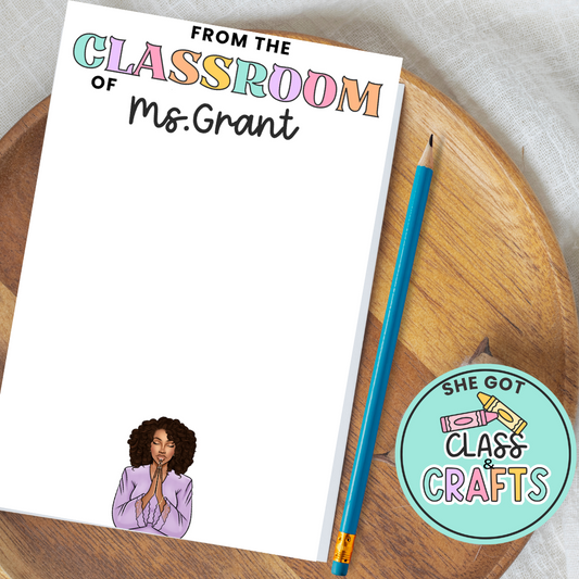 Pastel Prayer Notepad
