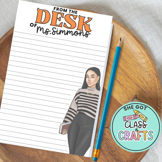 Personalized Teacher Desk Pad