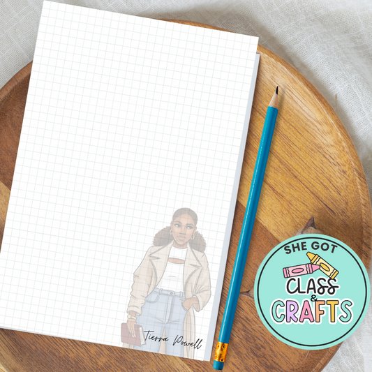 Graph & Grow Grid Notepad